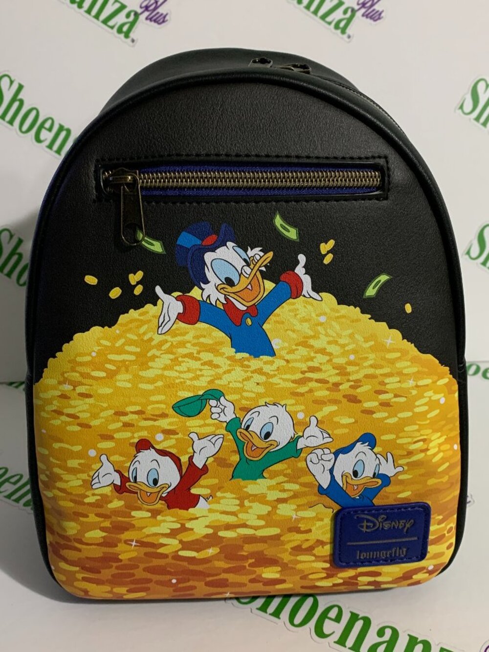 Loungefly Mini Backpack Disney DuckTales Money Bin Scrooge Huey Dewey Louie Bag